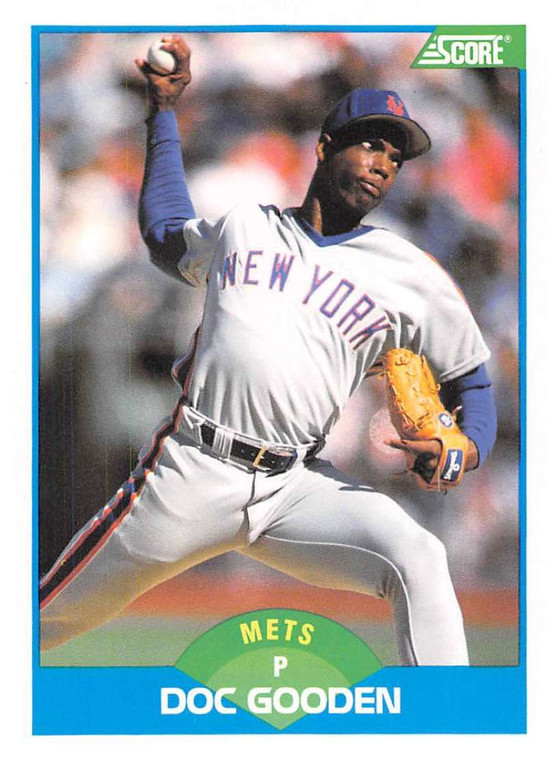 1989 Score #200 Dwight Gooden VG New York Mets 