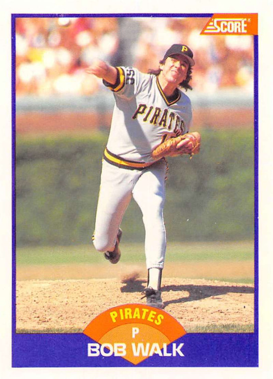 1989 Score #224 Bob Walk VG Pittsburgh Pirates 