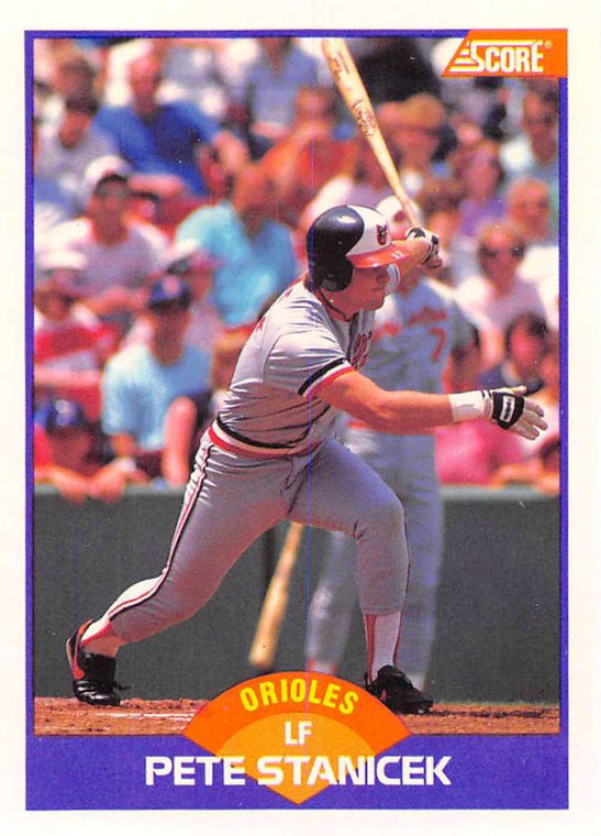 1989 Score #236 Pete Stanicek VG Baltimore Orioles 