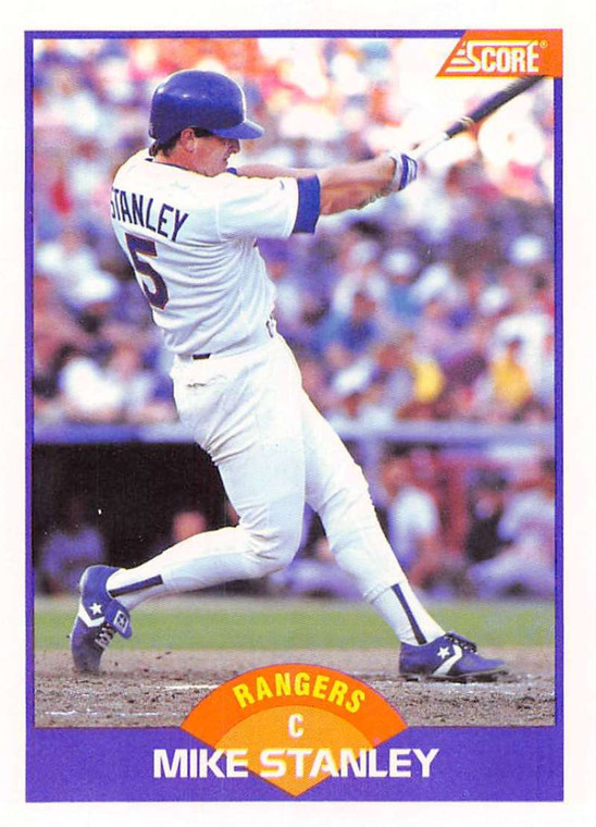 1989 Score #241 Mike Stanley VG Texas Rangers 