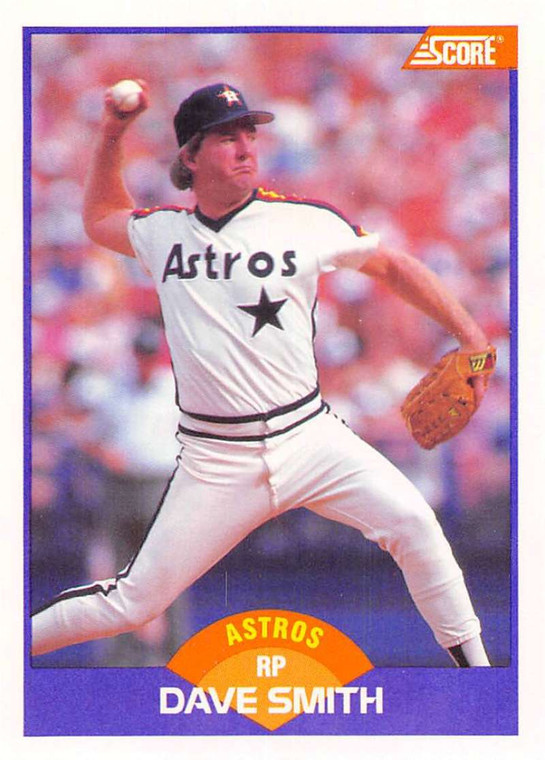 1989 Score #245 Dave Smith VG Houston Astros 