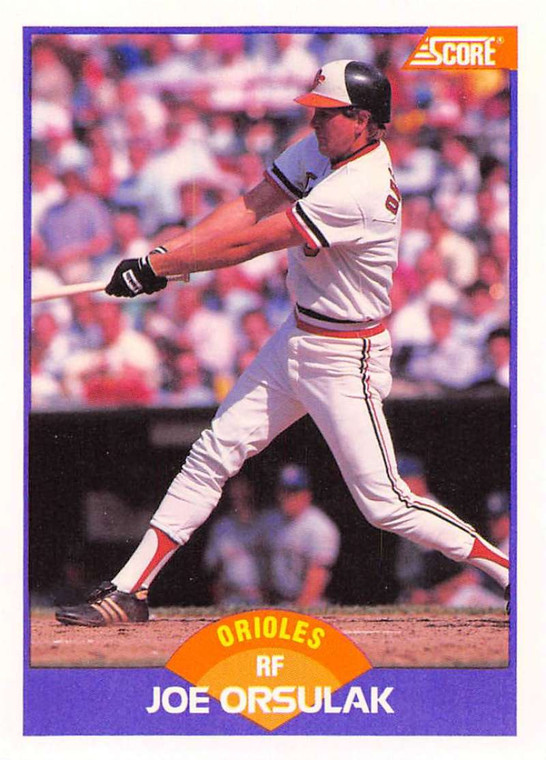 1989 Score #247 Joe Orsulak VG Baltimore Orioles 