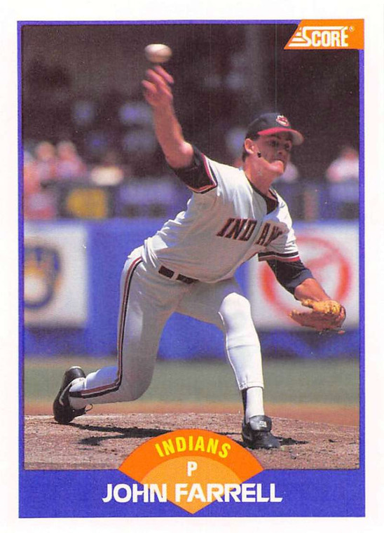 1989 Score #266 John Farrell VG Cleveland Indians 
