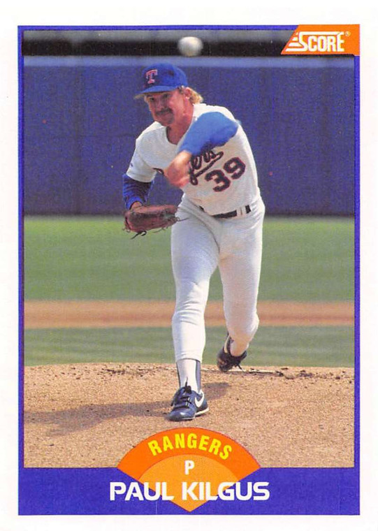 1989 Score #271 Paul Kilgus VG Texas Rangers 