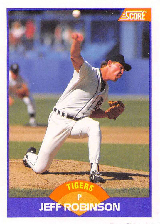 1989 Score #284 Jeff Robinson VG Detroit Tigers 