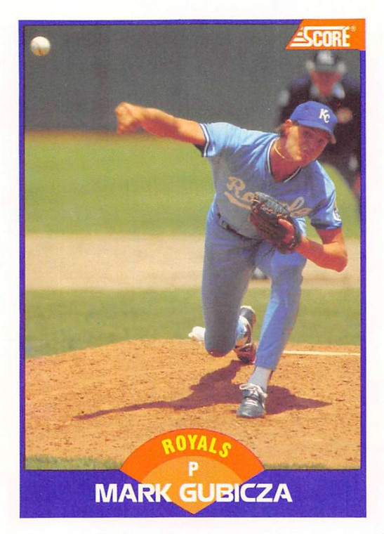 1989 Score #291 Mark Gubicza VG Kansas City Royals 