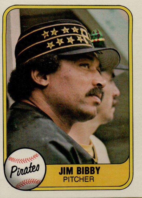 1981 Fleer #370 Jim Bibby VG Pittsburgh Pirates 