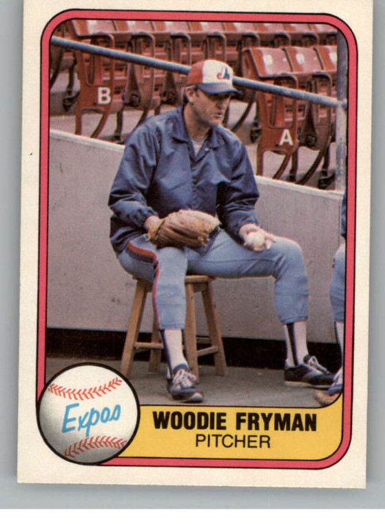 1981 Fleer #159 Woodie Fryman VG Montreal Expos 