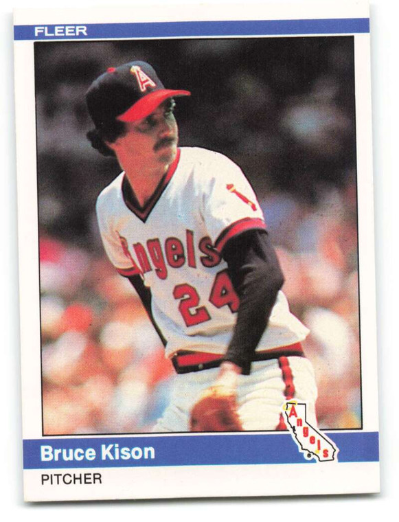 1984 Fleer #523 Bruce Kison VG California Angels 