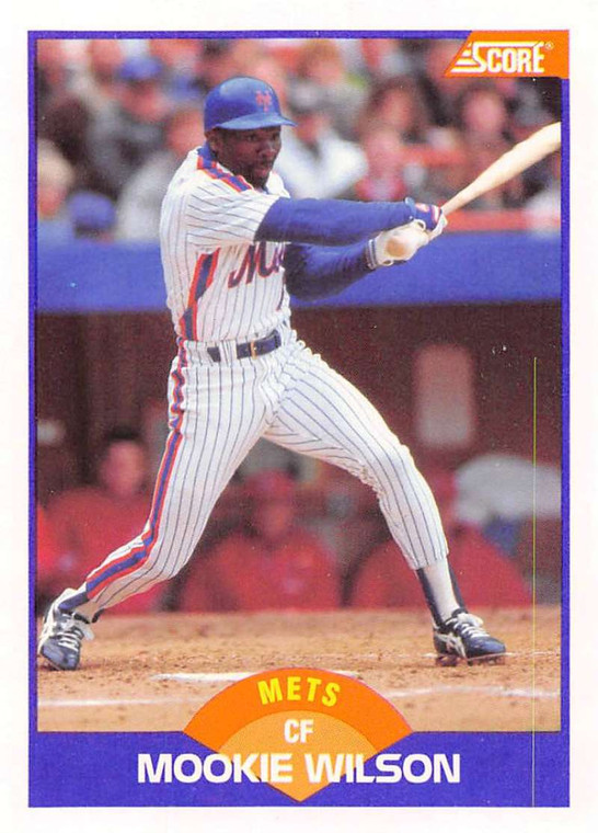 1989 Score #302 Mookie Wilson VG New York Mets 