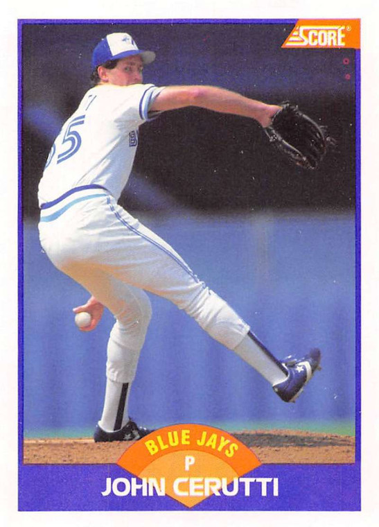 1989 Score #304 John Cerutti VG Toronto Blue Jays 