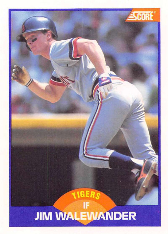 1989 Score #311 Jim Walewander VG Detroit Tigers 