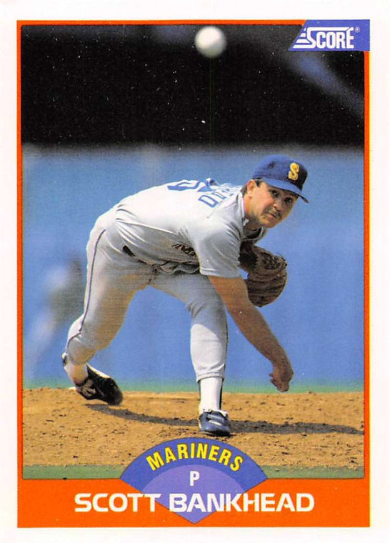1989 Score #341 Scott Bankhead VG Seattle Mariners 