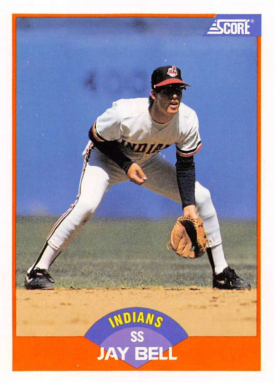 1989 Score #352 Jay Bell VG Cleveland Indians 