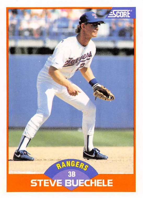 1989 Score #368 Steve Buechele VG Texas Rangers 