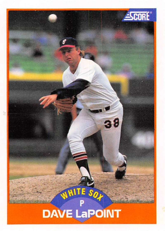 1989 Score #384 Dave LaPoint VG Chicago White Sox 