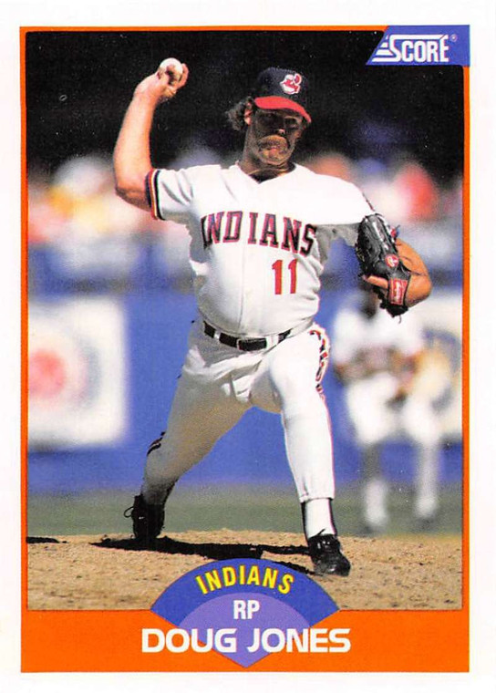 1989 Score #387 Doug Jones VG Cleveland Indians 