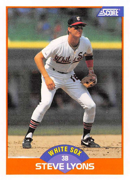 1989 Score #388 Steve Lyons VG Chicago White Sox 