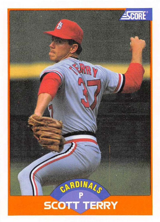 1989 Score #397 Scott Terry VG St. Louis Cardinals 