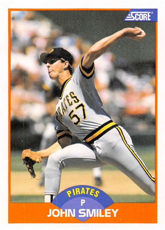 1989 Score #409 John Smiley VG Pittsburgh Pirates 