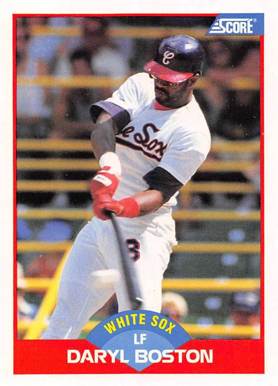 1989 Score #443 Daryl Boston VG Chicago White Sox 