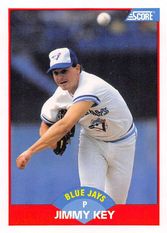 1989 Score #480 Jimmy Key VG Toronto Blue Jays 