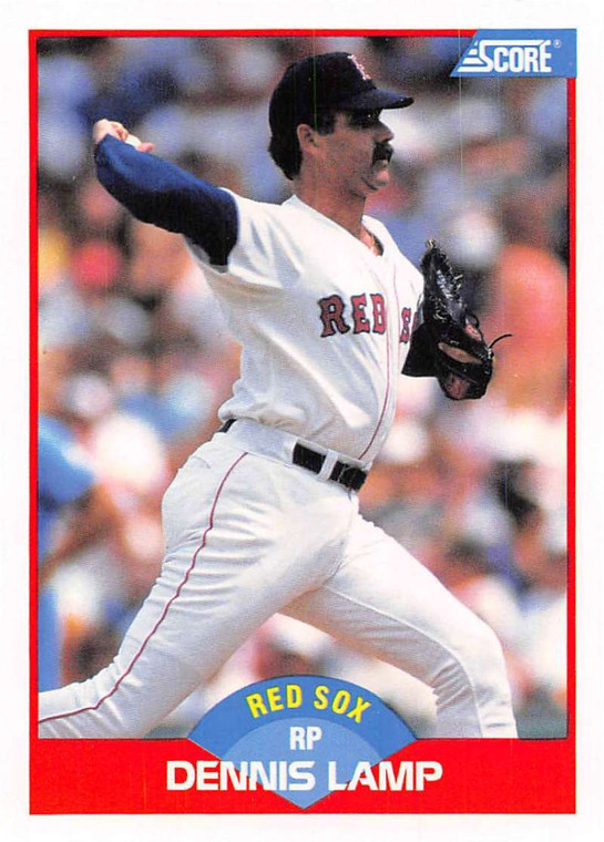 1989 Score #508 Dennis Lamp VG Boston Red Sox 