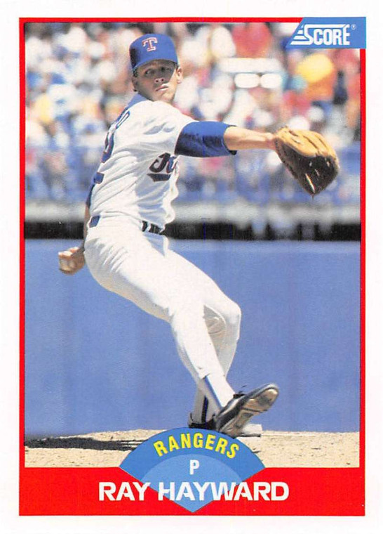 1989 Score #514 Ray Hayward VG Texas Rangers 