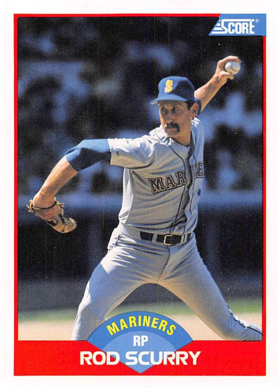 1989 Score #516 Rod Scurry VG Seattle Mariners 
