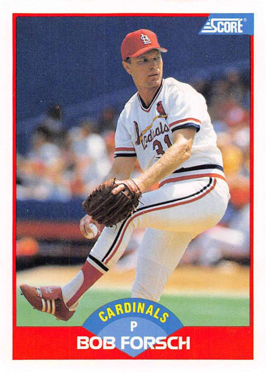 1989 Score #525 Bob Forsch VG St. Louis Cardinals 