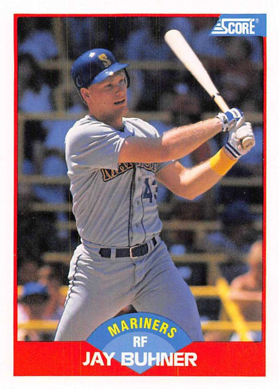 1989 Score #530 Jay Buhner VG Seattle Mariners 