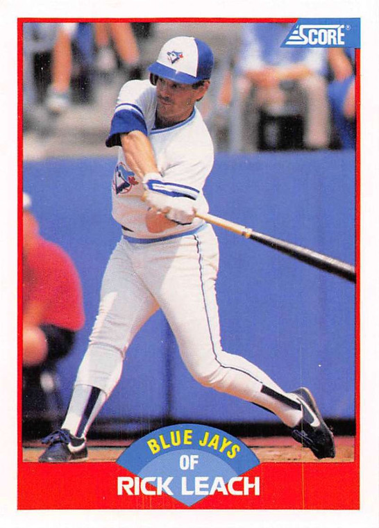 1989 Score #540 Rick Leach VG Toronto Blue Jays 