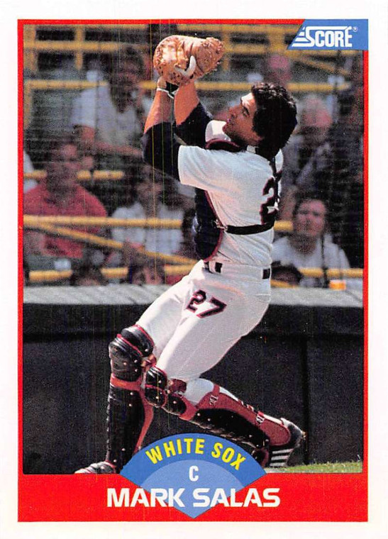 1989 Score #542 Mark Salas VG Chicago White Sox 