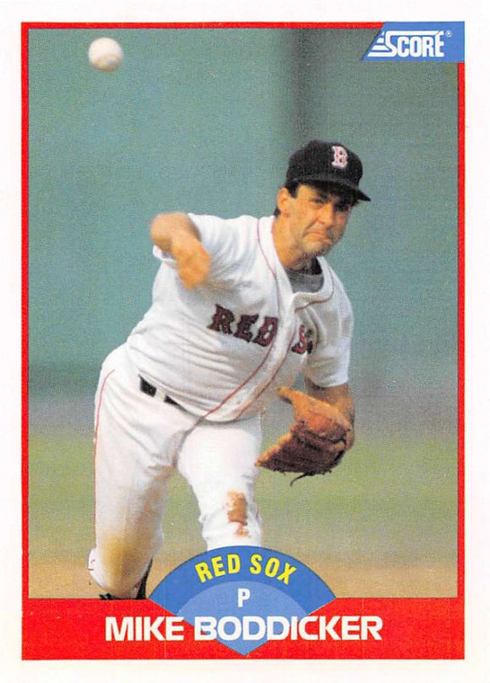 1989 Score #549 Mike Boddicker VG Boston Red Sox 
