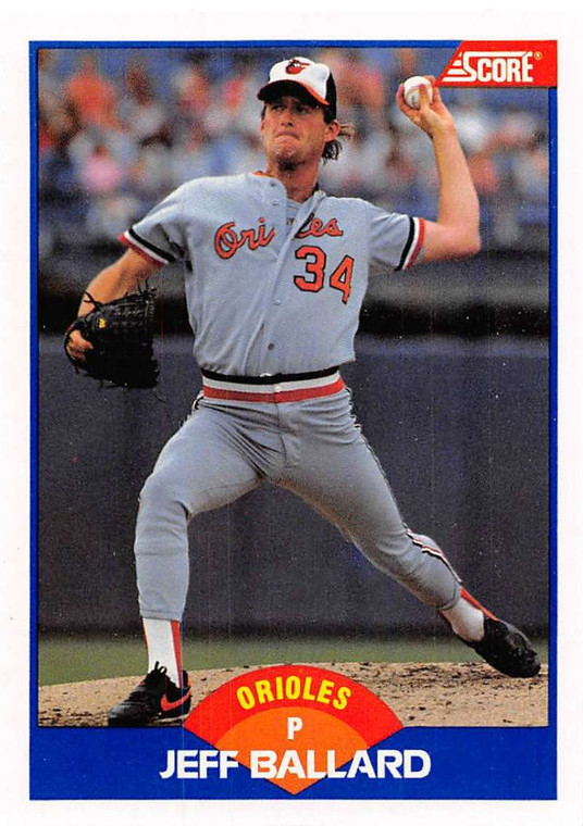 1989 Score #551 Jeff Ballard VG Baltimore Orioles 