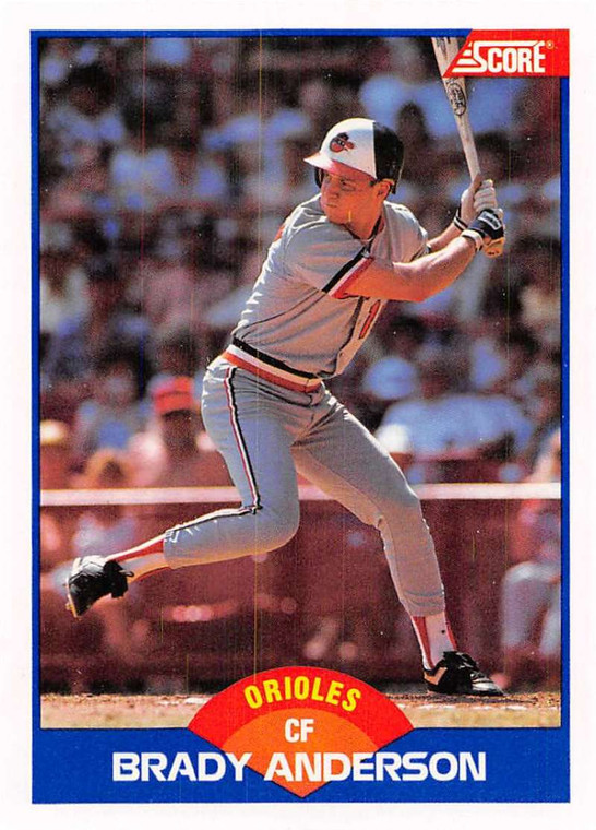 1989 Score #563 Brady Anderson VG Baltimore Orioles 