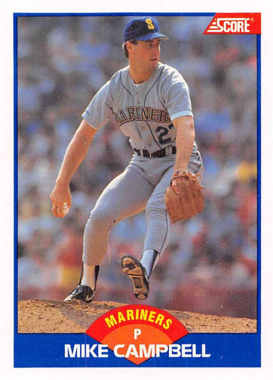 1989 Score #568 Mike Campbell VG Seattle Mariners 
