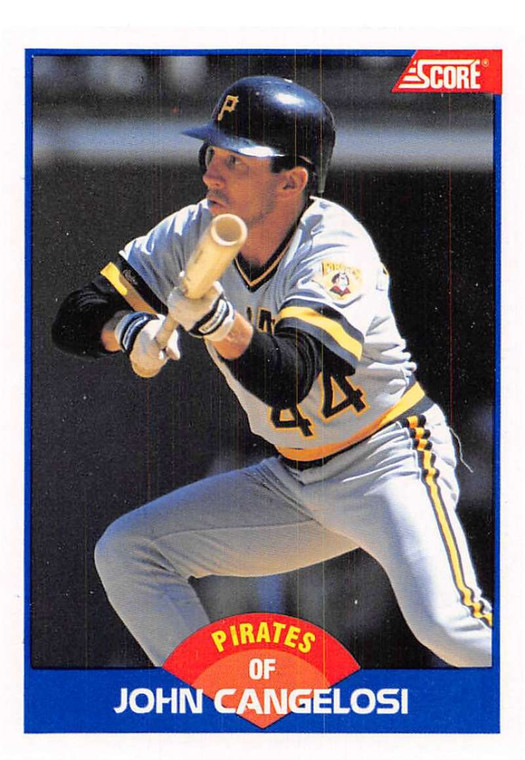 1989 Score #601 John Cangelosi VG Pittsburgh Pirates 