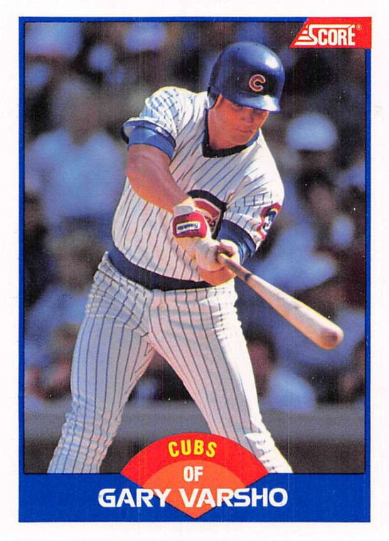 1989 Score #604 Gary Varsho VG Chicago Cubs 