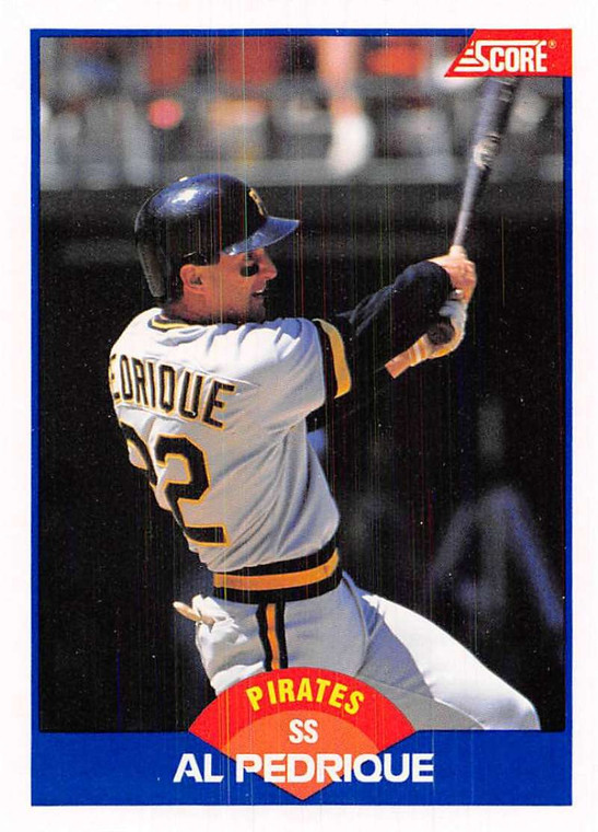 1989 Score #614 Al Pedrique VG Pittsburgh Pirates 