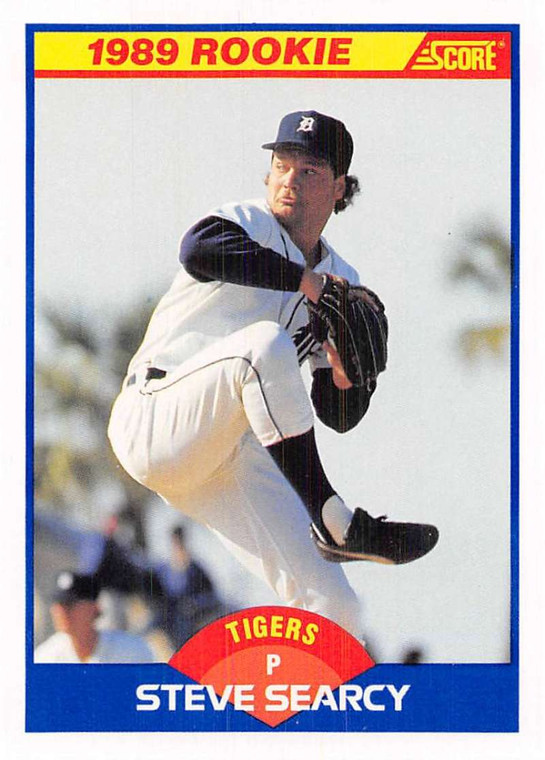 1989 Score #627 Steve Searcy VG Detroit Tigers 