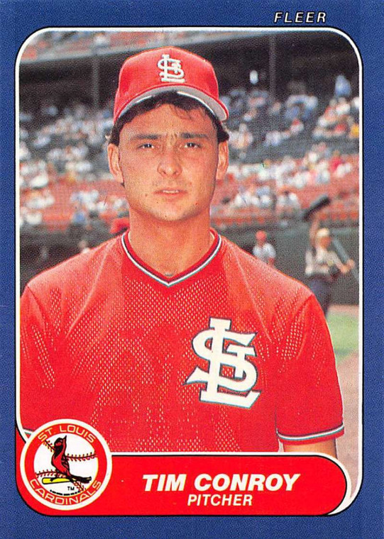 1986 Fleer Update #U-29 Tim Conroy VG St. Louis Cardinals 