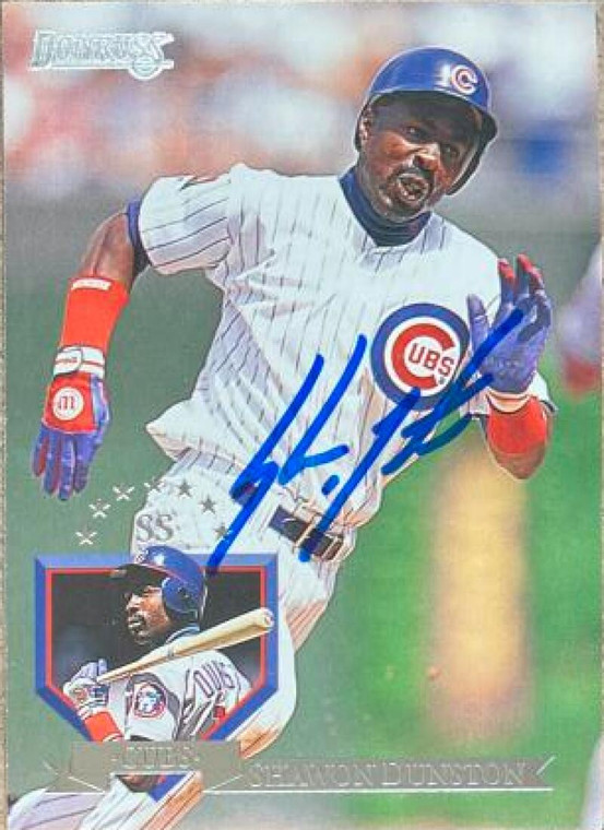 Shawon Dunston Autographed 1995 Donruss #39