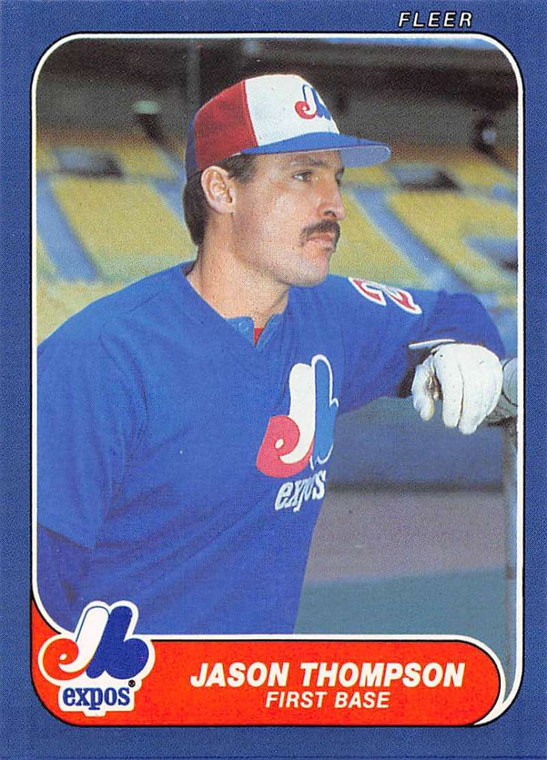 1986 Fleer Update #U-113 Jason Thompson VG Montreal Expos 