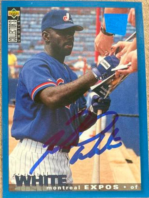 Rondell White Autographed 1995 Collector's Choice SE #103