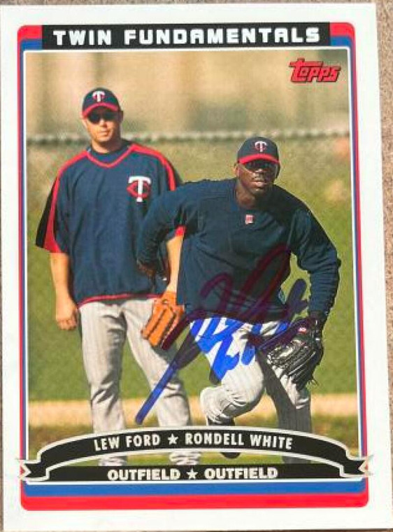 Rondell White Autographed 2006 Topps #647