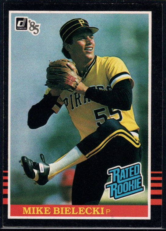 1985 Donruss #28 Mike Bielecki VG RC Rookie Pittsburgh Pirates 