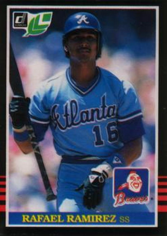 1985 Donruss/Leaf #86 Rafael Ramirez VG Atlanta Braves 