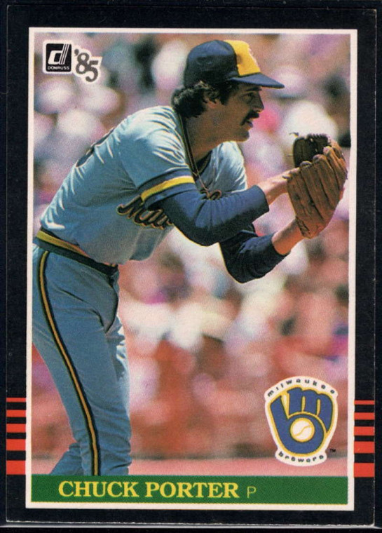 1985 Donruss #115 Chuck Porter VG Milwaukee Brewers 