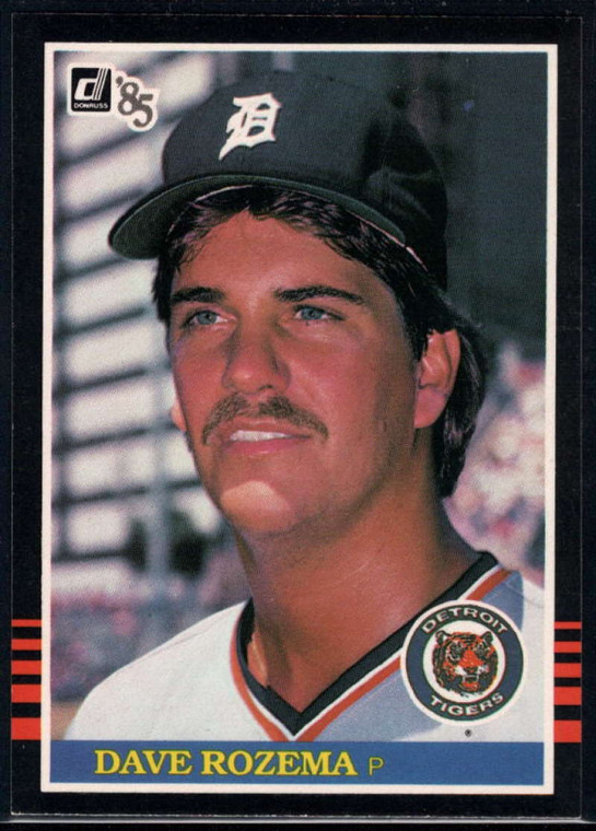 1985 Donruss #125 Dave Rozema VG Detroit Tigers 